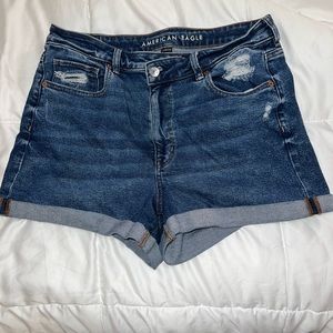 American Eagle Stretch Crossover Jean Shorts